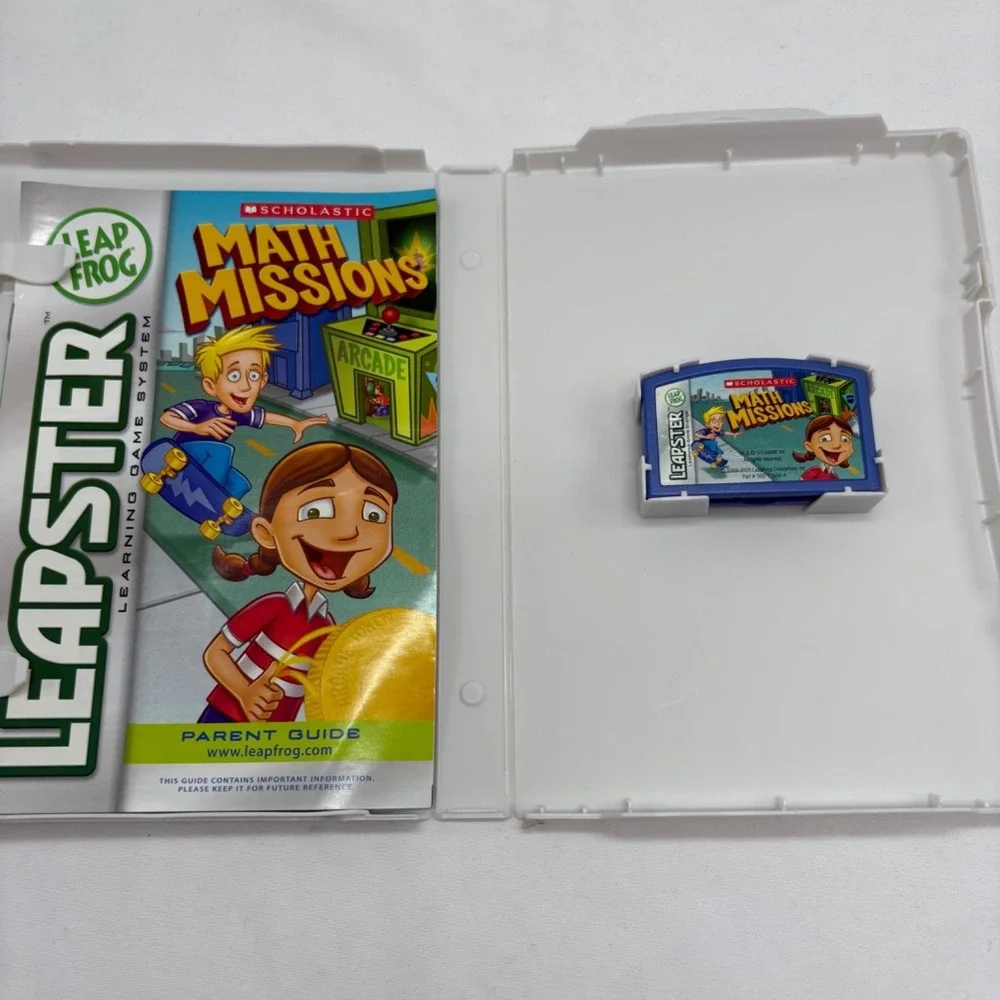LOT OF 5 Leap Frog Leapster Game Cartridges - Complete with Boxes Disney Nick Jr